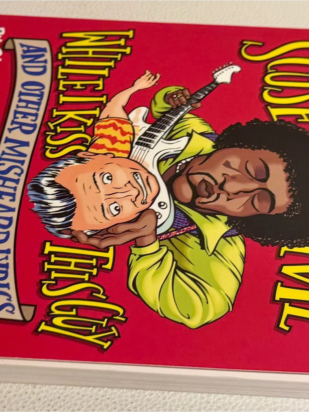 Scuse Me While I Kiss This Guy Misheard Lyrics 1995 Music Humor Vintage Book VG